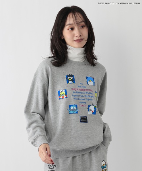 FOUND GOOD（ファウンドグッド）の「【サンリオキャラクターズ】裏毛プルオーバー/31025218（その他トップス・レディース・グレー系8/グレー系6/ホワイト系7/グレー系5/アイボリー/グレー系・L/M/S）」の18枚目の写真