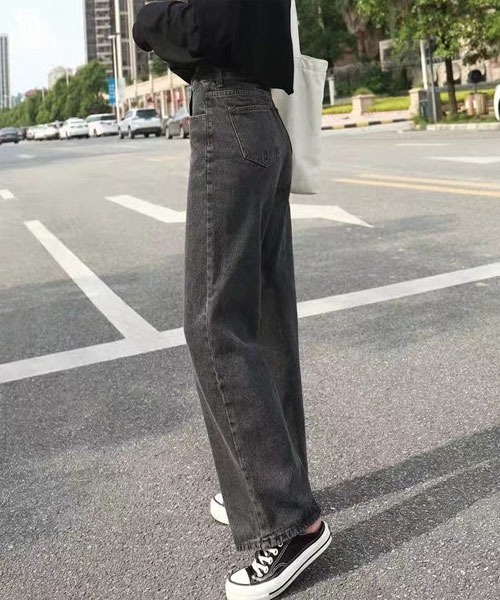 urge：（アージコロン ）の「【URGE：】ハイウエスト デニムパンツ（デニムパンツ・レディース・チャコール/ブルー/ライトブルー・X-LARGE/LARGE/MEDIUM/SMALL）」の8枚目の写真