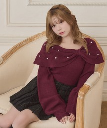 apres jour｜アプレジュールのニット/セーター（リボン）通販 - ZOZOTOWN