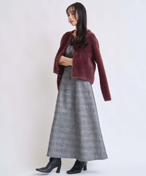 NOELA（ノエラ）の「ベロアレースチェックワンピース（ワンピース・レディース・その他1/その他2・S/M）」の15枚目の写真