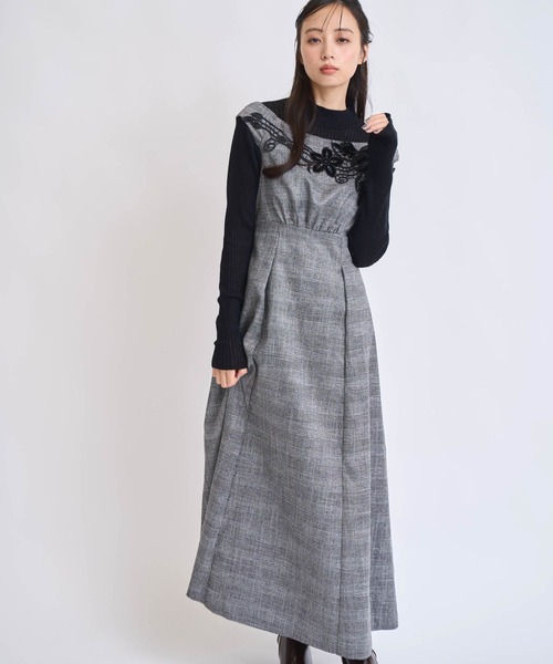 NOELA（ノエラ）の「ベロアレースチェックワンピース（ワンピース・レディース・その他1/その他2・S/M）」の16枚目の写真