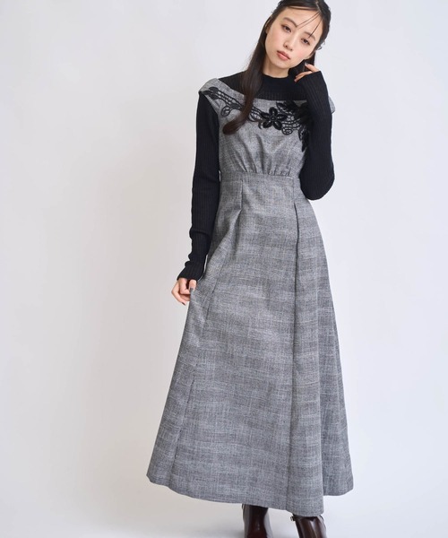 NOELA（ノエラ）の「ベロアレースチェックワンピース（ワンピース・レディース・その他1/その他2・S/M）」の17枚目の写真