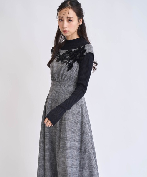 NOELA（ノエラ）の「ベロアレースチェックワンピース（ワンピース・レディース・その他1/その他2・S/M）」の18枚目の写真