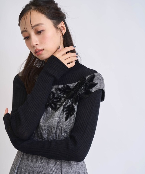 NOELA（ノエラ）の「ベロアレースチェックワンピース（ワンピース・レディース・その他1/その他2・S/M）」の20枚目の写真