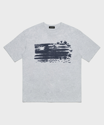 SAINTPAIN（セイントペイン）の「SP フラッグ 半袖Tシャツ アッシュメランジ（Tシャツ/カットソー）」