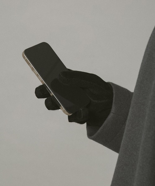 RAGEBLUE(レイジブルー)の「【タッチパネル対応】スウェードクローブ(手袋・メンズ・ダークブラウン/ブラック・FREE)」の15枚目の写真