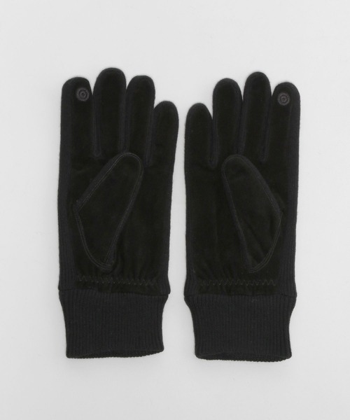 RAGEBLUE(レイジブルー)の「【タッチパネル対応】スウェードクローブ(手袋・メンズ・ダークブラウン/ブラック・FREE)」の8枚目の写真