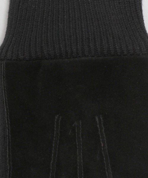RAGEBLUE(レイジブルー)の「【タッチパネル対応】スウェードクローブ(手袋・メンズ・ダークブラウン/ブラック・FREE)」の3枚目の写真
