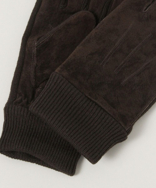 RAGEBLUE(レイジブルー)の「【タッチパネル対応】スウェードクローブ(手袋・メンズ・ダークブラウン/ブラック・FREE)」の5枚目の写真