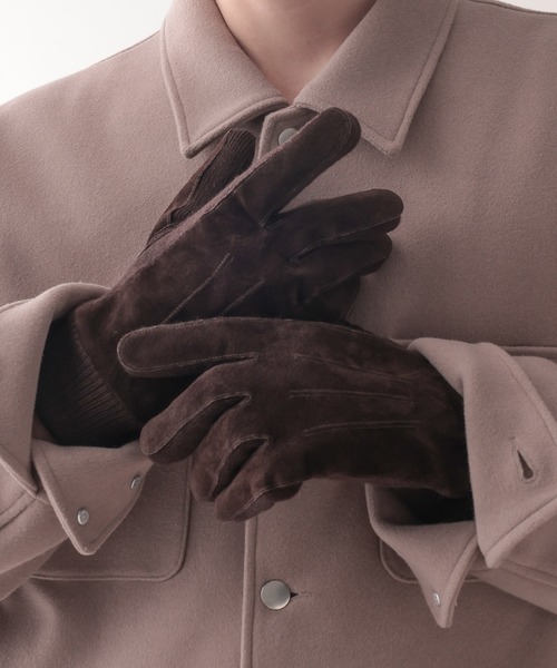 RAGEBLUE(レイジブルー)の「【タッチパネル対応】スウェードクローブ(手袋・メンズ・ダークブラウン/ブラック・FREE)」の20枚目の写真