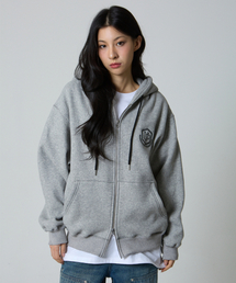 UNKNOWN PLANET（アンノウンプラネット）の「プラネット スティッチ フードジップアップ グレー（パーカー）」