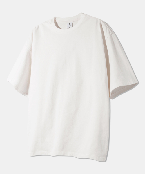 TOPBOY(トップボーイ)の「ヘビーデューティーピグメントオーバーサイズ半袖Tシャツクリーム(Tシャツ/カットソー・レディース・アイボリー・XX-LARGE/LARGE/MEDIUM/X-LARGE)」の2枚目の写真