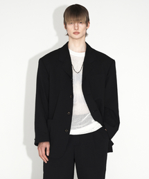 ULKIN（ウルキン）の「シアサッカーシングルジャケット_チャコール（その他アウター）」