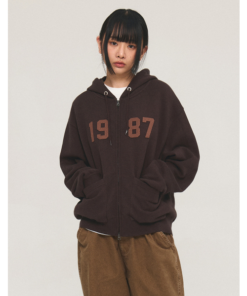 MMLG（エムエムエルジー）の「[Mmlg] CHECK PATTERN HOOD ZIPUP (NATURAL SOAP)（パーカー・レディース・その他・LARGE/SMALL/MEDIUM）」の2枚目の写真