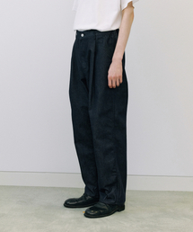 ENDOOR（エンドア）の「deep tuck washed denim pants (deep blue)（デニムパンツ）」