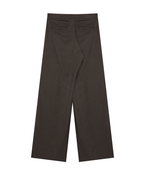 LARTIGENT(ラーティゼン)の「L19 CHECK PLEATS WRAP SET(BROWN)(その他パンツ・レディース・その他・SMALL/MEDIUM)」の3枚目の写真