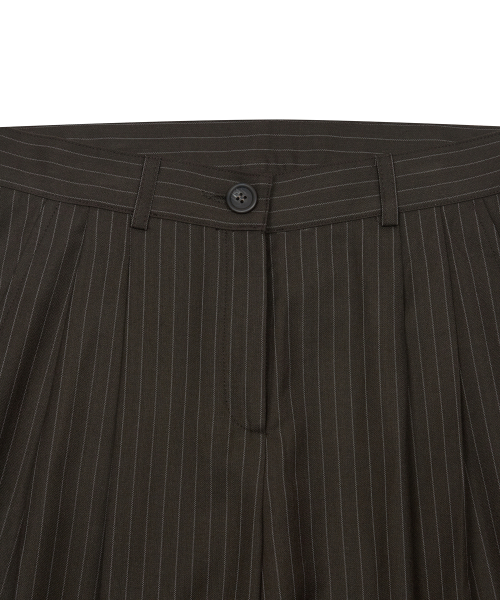 LARTIGENT(ラーティゼン)の「L19 CHECK PLEATS WRAP SET(BROWN)(その他パンツ・レディース・その他・SMALL/MEDIUM)」の4枚目の写真