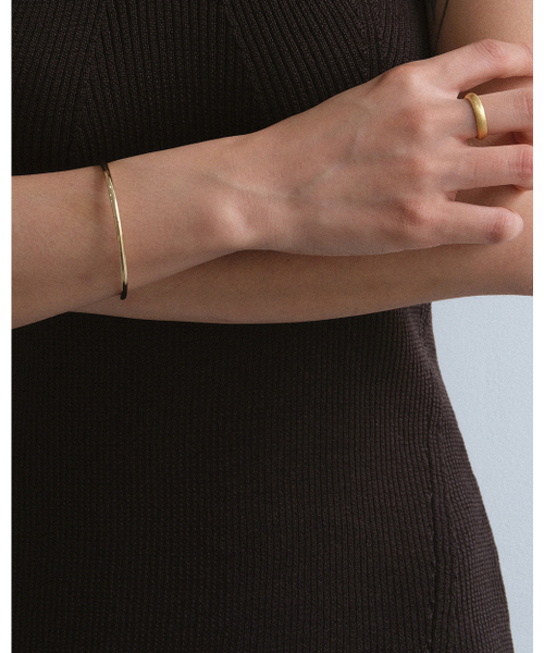 ANOTHERLAYER（アナザーレイヤー）の「Matt Easy Ring - Gold (silver925)（リング・レディース・その他・FREE）」の2枚目の写真