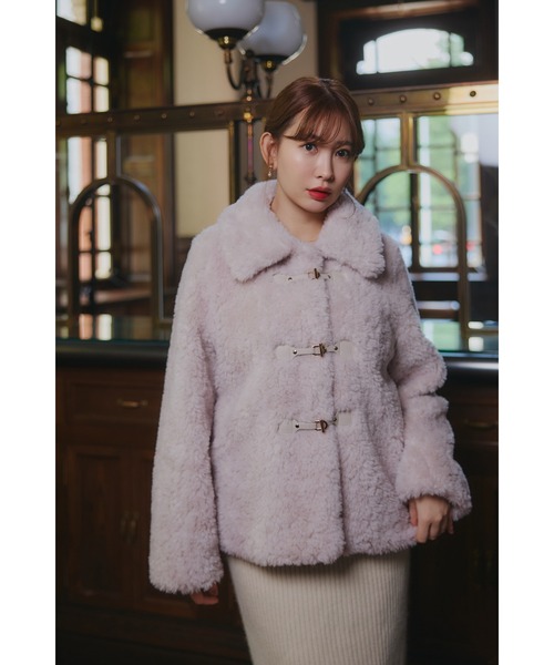 【美品】Her lip toハーリップトゥ Faux Fur Coat 新色】Royal Faux Fur Coat