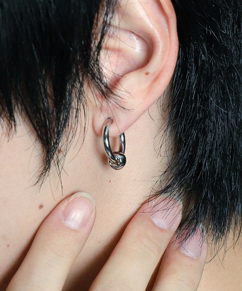 WEGO（ウィゴー）の「WEGO/Mモチーフイヤリング（ピアス（両耳用）・メンズ・その他2/その他1/その他4/その他3・FREE）」の7枚目の写真