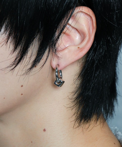 WEGO（ウィゴー）の「WEGO/Mモチーフイヤリング（ピアス（両耳用）・メンズ・その他2/その他1/その他4/その他3・FREE）」の11枚目の写真