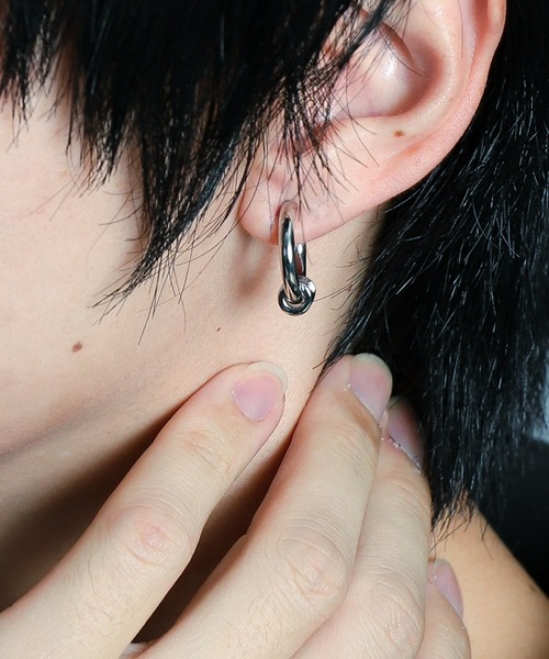 WEGO（ウィゴー）の「WEGO/Mモチーフイヤリング（ピアス（両耳用）・メンズ・その他2/その他1/その他4/その他3・FREE）」の15枚目の写真