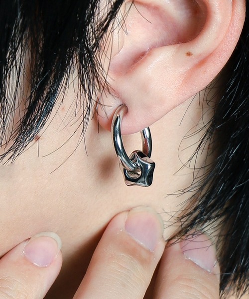 WEGO（ウィゴー）の「WEGO/Mモチーフイヤリング（ピアス（両耳用）・メンズ・その他2/その他1/その他4/その他3・FREE）」の19枚目の写真