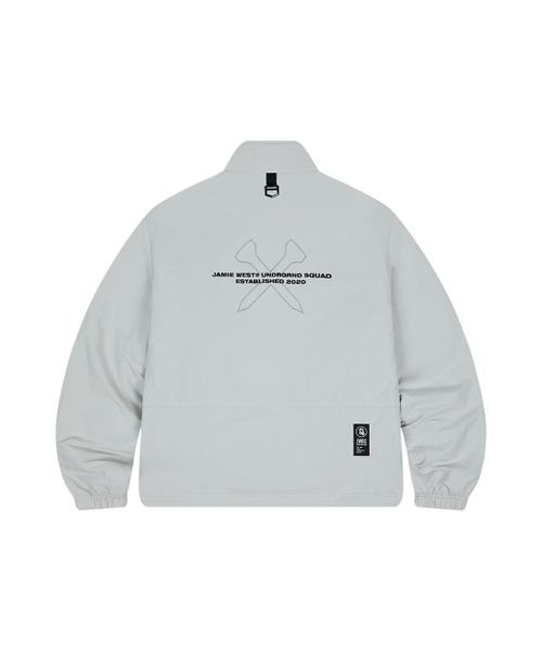 JAMIWEST フリースナイロンリバーシブルジャケット グレー新品 フリースナイロンリバーシブルジャンパー（グレー）（ナイロン