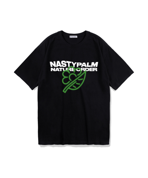 NP STUDIO(エヌピースタジオ)の「ネイチャーグラフィックロゴTシャツブラック(Tシャツ/カットソー・レディース・その他・MEDIUM/LARGE/X-LARGE)」の1枚目の写真