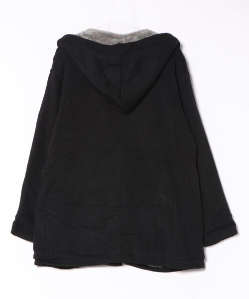 NO NEED（ノーニード）の「ボアフリースニットフーディガン（カーディガン/ボレロ・メンズ・ブラウン/ベージュ/ブラック・LL/L/M/S）」の4枚目の写真