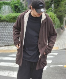 NO NEED（ノーニード）の「ボアフリースニットフーディガン（カーディガン/ボレロ）」