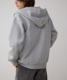 AZUL by moussy | 裏起毛ジップアップパーカー(パーカー)
