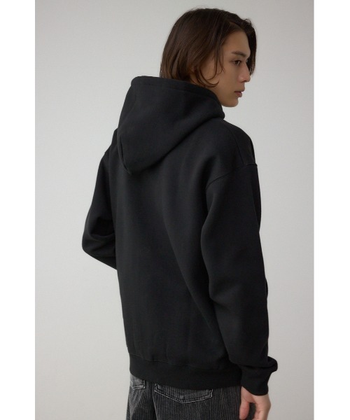 AZUL by moussy(アズールバイマウジー)の「裏起毛ジップアップパーカー(パーカー・メンズ・ダークネイビー/ブラック/杢グレー・LARGE/MEDIUM)」の5枚目の写真