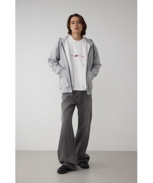 AZUL by moussy(アズールバイマウジー)の「裏起毛ジップアップパーカー(パーカー・メンズ・ダークネイビー/ブラック/杢グレー・LARGE/MEDIUM)」の21枚目の写真