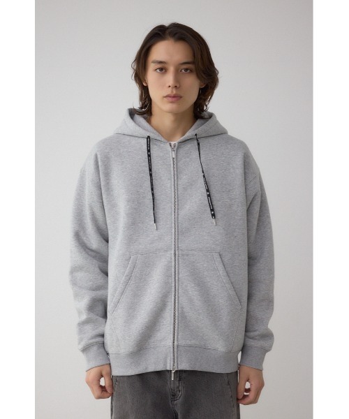 AZUL by moussy(アズールバイマウジー)の「裏起毛ジップアップパーカー(パーカー・メンズ・ダークネイビー/ブラック/杢グレー・LARGE/MEDIUM)」の22枚目の写真