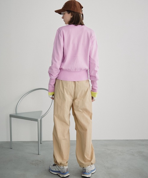 Auntie Rosa Holiday（アンティローザホリデー）の「ロングリブクルーカーディガン（カーディガン/ボレロ・レディース・イエロー/ブラック/パープル・FREE）」の15枚目の写真