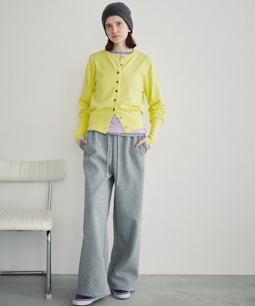 Auntie Rosa Holiday（アンティローザホリデー）の「ロングリブクルーカーディガン（カーディガン/ボレロ・レディース・イエロー/ブラック/パープル・FREE）」の19枚目の写真