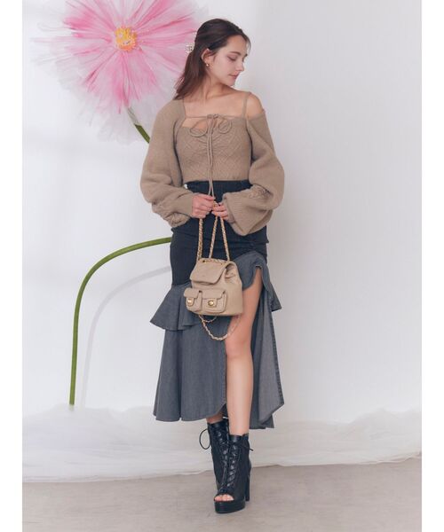 EATME（イートミー）の「キルティングリュック（バックパック/リュック・レディース・ベージュ/オフホワイト/ブラック・FREE）」の19枚目の写真