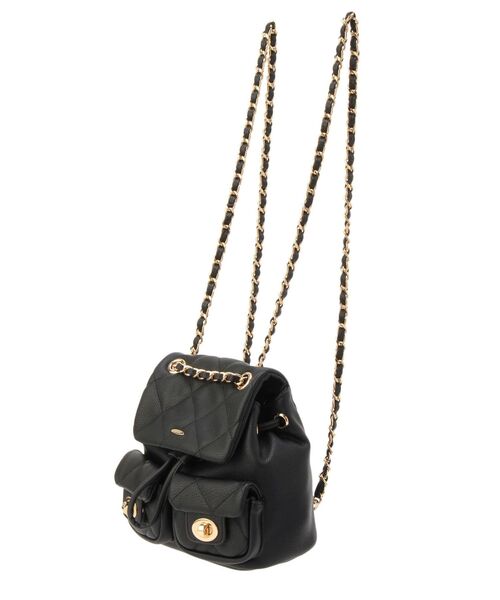 EATME（イートミー）の「キルティングリュック（バックパック/リュック・レディース・ベージュ/オフホワイト/ブラック・FREE）」の5枚目の写真