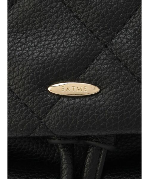 EATME（イートミー）の「キルティングリュック（バックパック/リュック・レディース・ベージュ/オフホワイト/ブラック・FREE）」の9枚目の写真