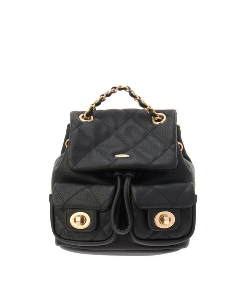 EATME（イートミー）の「キルティングリュック（バックパック/リュック・レディース・ベージュ/オフホワイト/ブラック・FREE）」の12枚目の写真