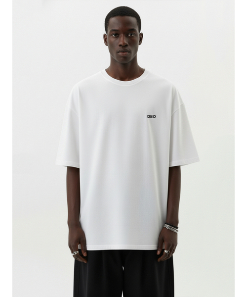 DEOSTATE(デオ ステイト)の「マイクロタイプ半袖Tシャツ.01(Tシャツ/カットソー・メンズ・ホワイト・LARGE)」の2枚目の写真