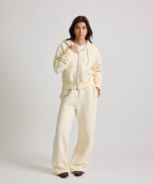 Saturdays NYC(サタデーズ ニューヨークシティ )の「Rivington Long Loop Hoodie | WOMEN(パーカー・レディース・オフホワイト/ネイビー・S/M/L)」の13枚目の写真