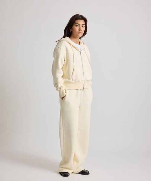 Saturdays NYC(サタデーズ ニューヨークシティ )の「Rivington Long Loop Hoodie | WOMEN(パーカー・レディース・オフホワイト/ネイビー・S/M/L)」の15枚目の写真