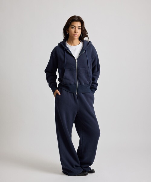 Saturdays NYC(サタデーズ ニューヨークシティ )の「Rivington Long Loop Hoodie | WOMEN(パーカー・レディース・オフホワイト/ネイビー・S/M/L)」の17枚目の写真