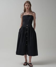 MOTT（モット）の「Slip Long Dress-Black（ワンピース）」