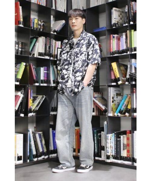 GOSTREET(ゴーストリート)の「オープンカラー ハワイアンシャツ ブラック(シャツ/ブラウス・メンズ・その他・MEDIUM/LARGE)」の5枚目の写真