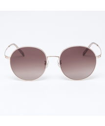 ALO EYEWEAR（アロアイウェア）の「[Air Titanium] AL2502 2424G Air Titanium Round Rose Gold Sunglasses（サングラス）」