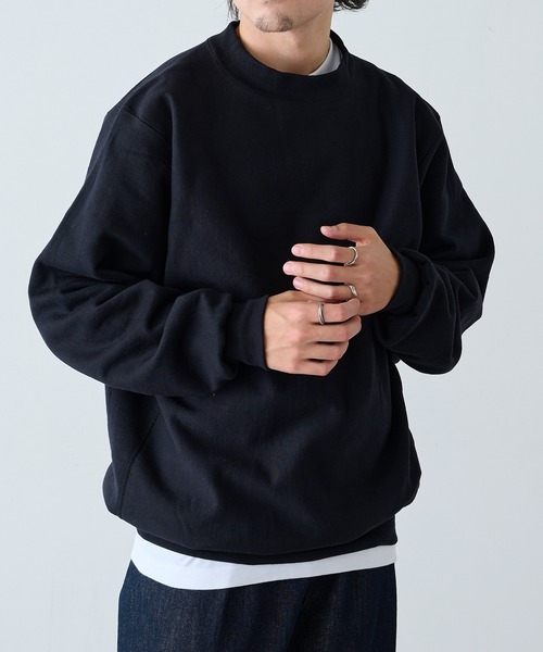 Lifewear(ライフウェア)の「【LIFEWEAR】12oz Crew Neck heavy weight Sweatshirts 12オンス クルーネック ヘビーウェイト スウェットシャツ USA製 厚手 裏起毛 トレーナー オーバーサイズ LW9520 UNTR(スウェット・メンズ・ブラック/グレー・S/M/L/XL)」の10枚目の写真