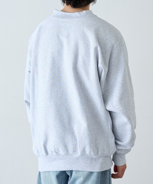 Lifewear(ライフウェア)の「【LIFEWEAR】12oz Crew Neck heavy weight Sweatshirts 12オンス クルーネック ヘビーウェイト スウェットシャツ USA製 厚手 裏起毛 トレーナー オーバーサイズ LW9520 UNTR(スウェット・メンズ・ブラック/グレー・S/M/L/XL)」の6枚目の写真